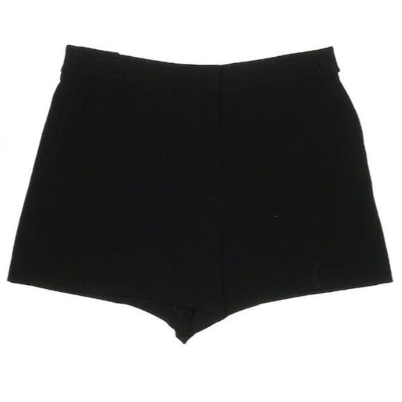 Milly Black Aria Cady Button Shorts - Picture 1 of 7